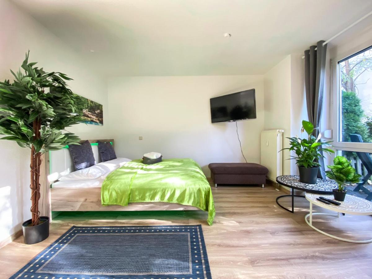 Wohlfuehl-Apartment Mit Kostenfreier Tiefgarage, Wifi & Terrasse Leipzig Exterior foto